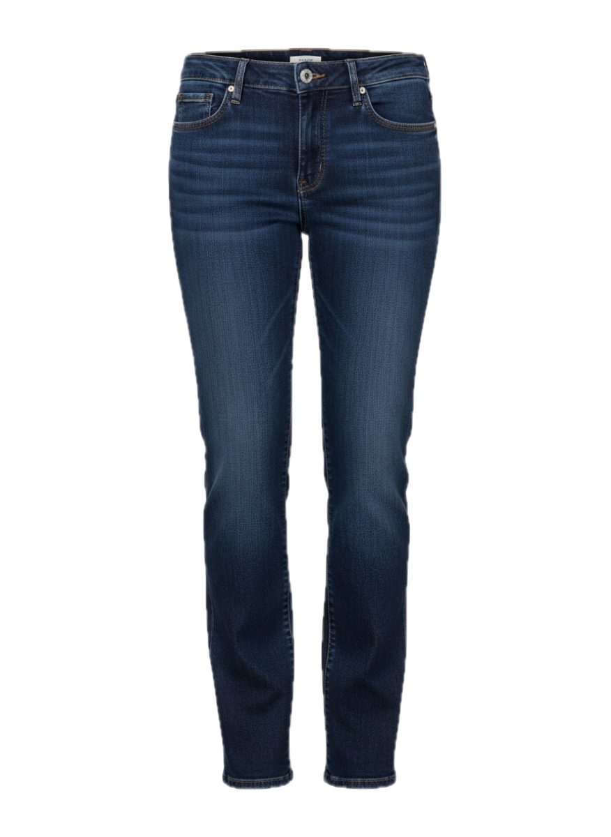 Slim mid-wash jeans